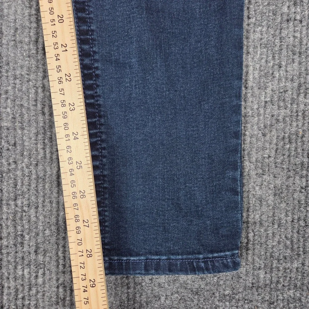 Seven7 Womens Skinny Jeans Clifton Blue Dark Wash Stretch Plus Size 14W SX1164QW